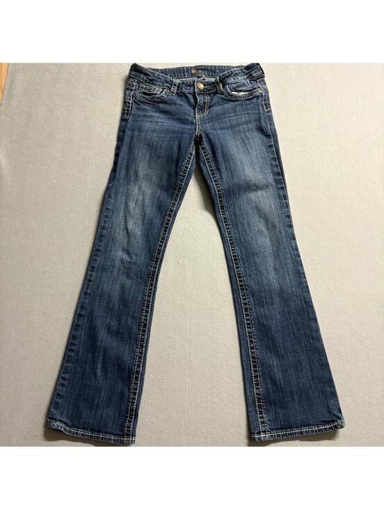 Kut from the Kloth Denim - Kut from the Kloth Bootcut Jeans Womens Size 6 Blue Denim Stretch Flap Pocket